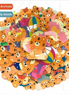 Cute cute kitten pinto 40 stickers waterproof luggage sticke