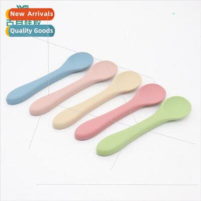 Food grade silicone childrens complementary spoon baby spoon