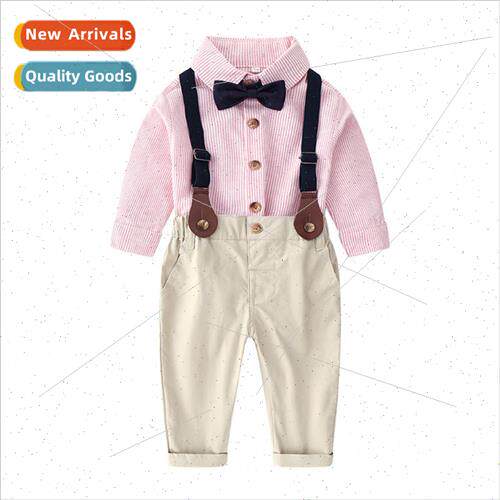 Childrens Korean  of the boys long-sleeved shirt back suit w
