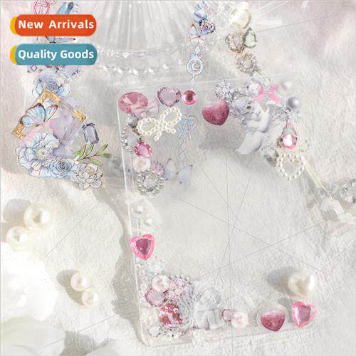 PET Stickers CURLY Hymn Series Retro Sculpture Mini Gems diy