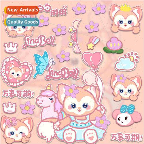 na Belle fox cartoon stickers decorative body electric motor