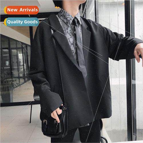 Casual suit jacket men loose Korean trend summer thin sectio图片