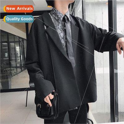 Casual suit jacket men loose Korean trend summer thin sectio