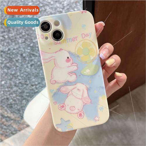 Cute blowing fan rabbit iPhone12/13promax girl 11 适用 Apple