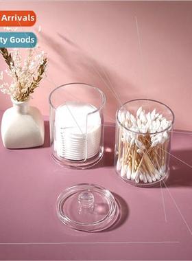 Womens transparent cotton pad organizer extractable round co