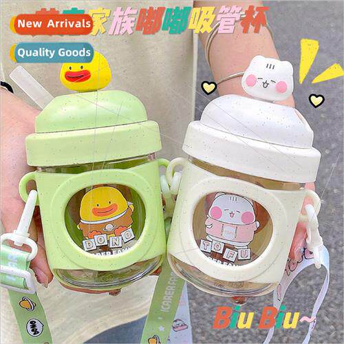 Ike family swivel lid straw water cup high-color value porta