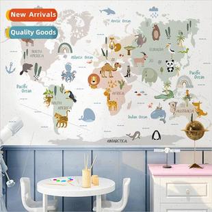 Animal map kindergarten classroom layout cartoon early child