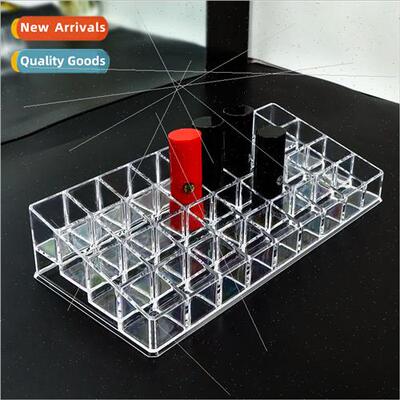 Nano Multi-compartment pstick Shelf Display Rack Makeup Orga