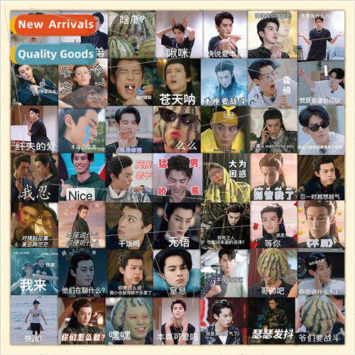 60 pcs of Wang He Di expression package stickers Di Di Orien