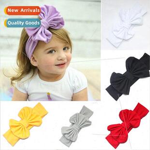 2015 New Cotton Childrens Bow Hair Bands Baby Hair Accessori