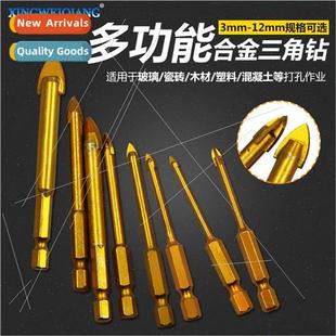 Triangle Drill Bit Glass Tile Concrete Hexagonal Mono Cross