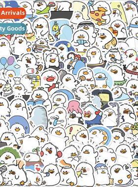 100pcs of small Zhang cute Fafu duck graffiti stickers decor