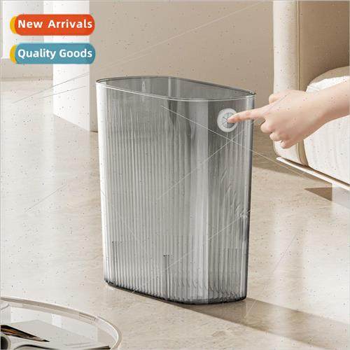 ght luxury square trash can household bathroom crevice livin