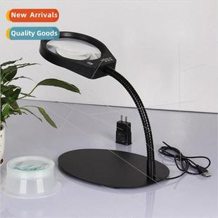 magnifier desk LED Skeeter source light 10x clip