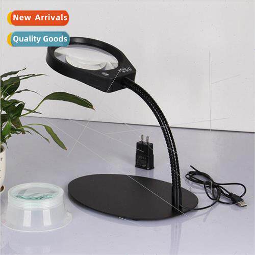Skeeter clip-on magnifier desk clip-on LED light source 10x