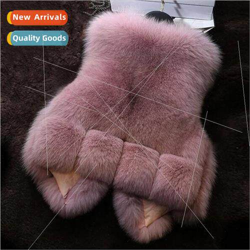 2021 Korean  of the childrens fur vest men and women small m