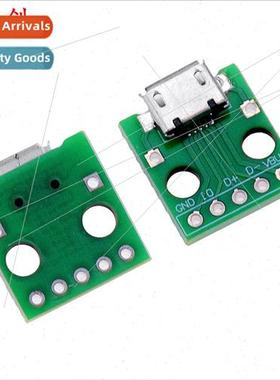 USB 2.0 Female Dock Header to DIP 4p  Plug Adapter Board Sol
