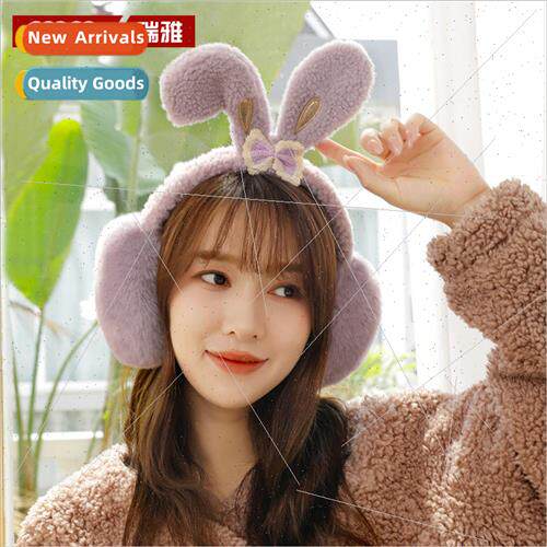 fall and winter ear muffs female warm ear protection cute ra