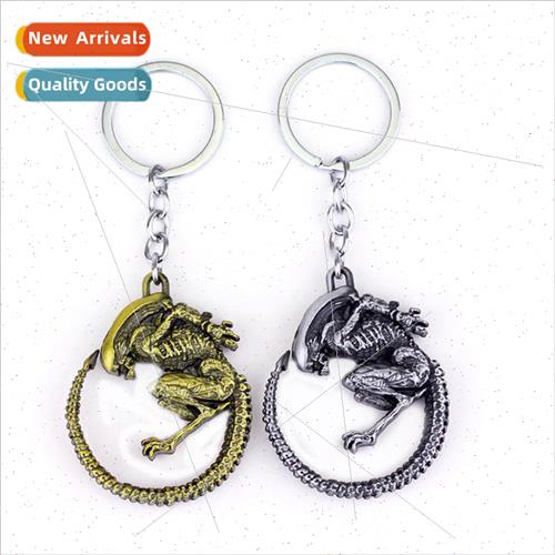 Movie AVP 3D Alien Vs Iron Man Alien 2 Color Keychain