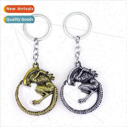 Movie AVP 3D Alien Vs Iron Man Alien 2 Color Keychain