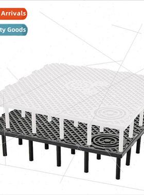 Fish tank bottom filter plate bottom mesh filter divider can