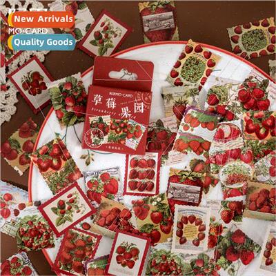 Boxed Stickers Strawberry Orchard Stickers Handbook diary di