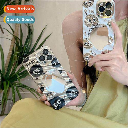 Cartoon cute cinderblock emoji mirror 适用 iPhone12/11 Apple