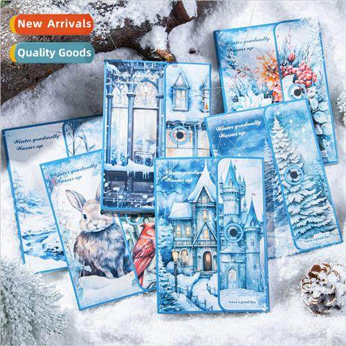 A beautiful day material paper winter warming series winter - 实物图
