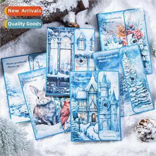 A beautiful day material paper winter warming series winter