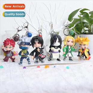 6 Q of Naruto small handle keychain Naruto Sasuke Kakashi o