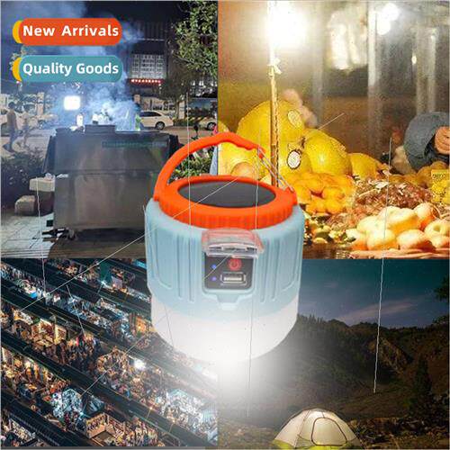 led lights solar charging bulb lights home lighting emergenc