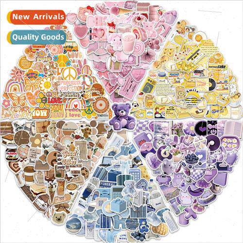 300 cartoon colorful INS  graffiti stickers decorative lugga