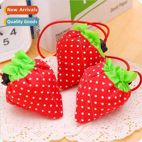 Large Strawberry Shopping Bag Home Portable Foldable Strawbe