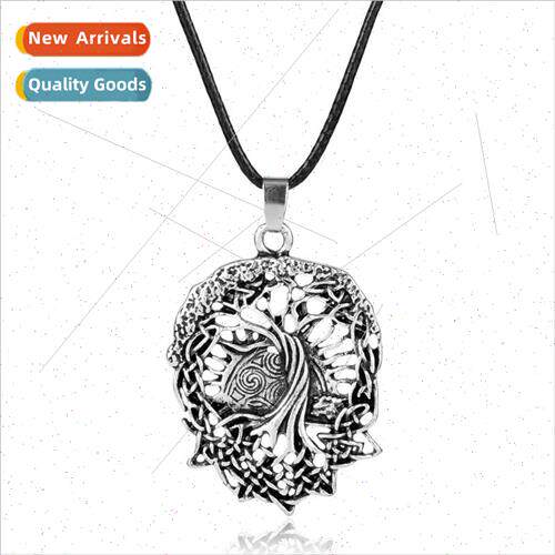 Nordic Viking Possessed Charm Pendant Necklace Vintage Perso
