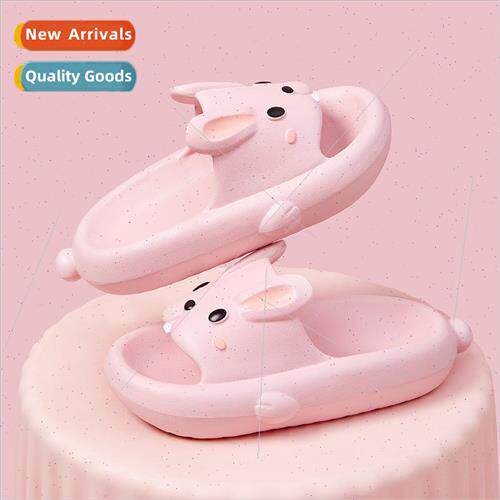 2023 new childrens slippers summer girls cute rabbit cartoon