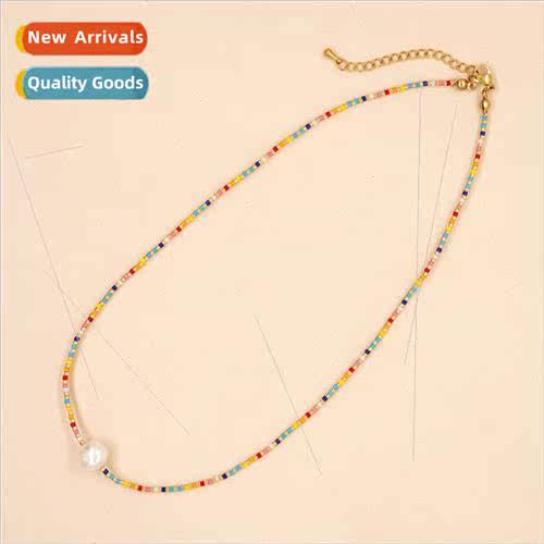 INS niche design long pendant sweater chain womens baroque n