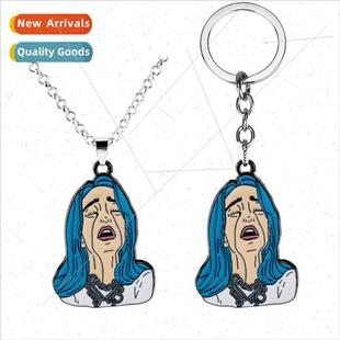 Oil Necklace Drip Eilish Alloy Billie Creative