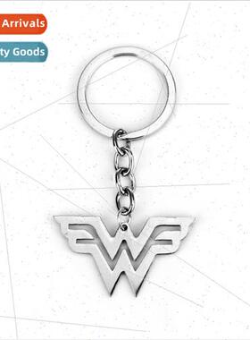 Wonder Woman Keychain Stainless Steel Key Pendant Car Access