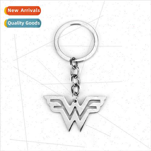 Wonder Woman Keychain Stainless Steel Key Pendant Car Access