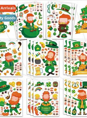Make A St Patricks Fairy diy stickers St. Patricks Day Elf S