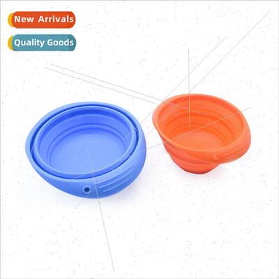 Collapsible Pet Love Dog Bowl Portable licone Love Pet licon