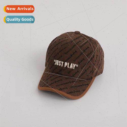 Childrens baseball cap 2023 fall new boys and girls outdoor