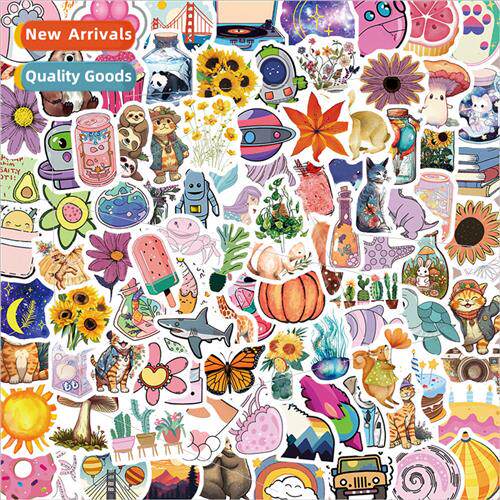 100 small size ins  graffiti stickers cell phone case laptop