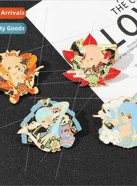 Harakami Metal Badge Ganryuu Kamisato Ayato Gods Eye Ganryuu