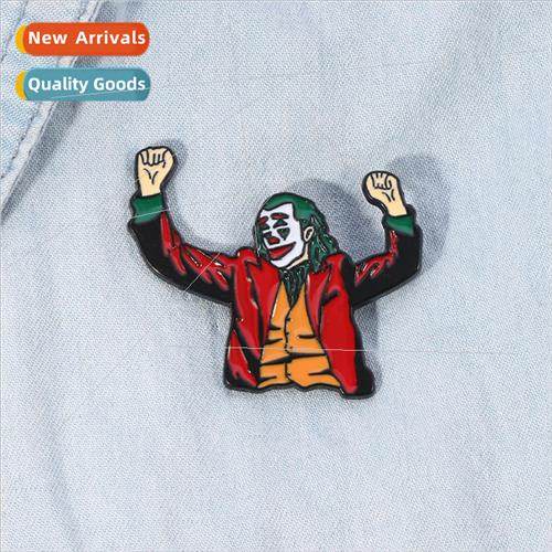 Heath Ledger OKER Joker  Brooch Personalized Fashion Trend M