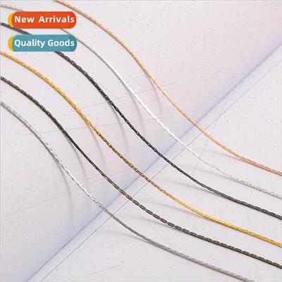 0.8mm copper gold wire chain collarbone chain diy ancient  c