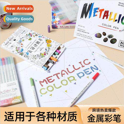 Guangna 30 colors Marker 6510 Metallic Pen DIY Album Hand Pa
