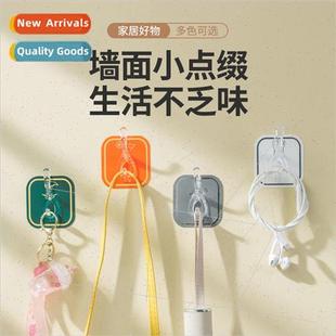 Rows of hooks without punching strong adhesive door hangers