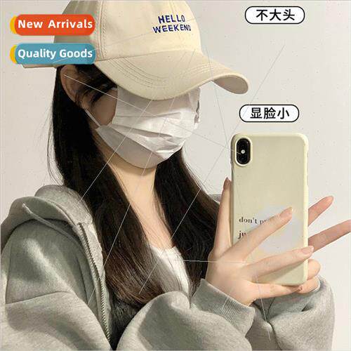 Korea white baseball cap children spring and fall summer thi