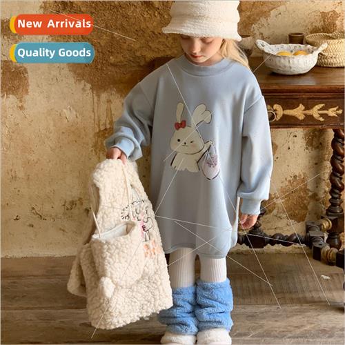 Girls lambswool vest 2023 Korean  of the fall and winter war